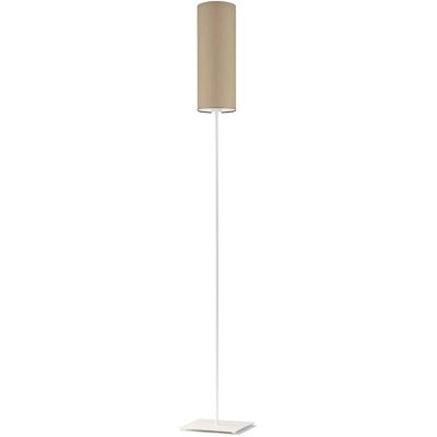 Lampa podłogowa LYSNE Florencja, 60 W, E27, beżowa/biała, 165x20 cm Lampa podłogowa LYSNE Florencja, 60 W, E27, beżowa/biała, 165x20 cm