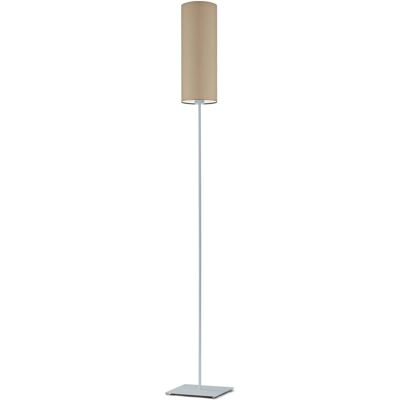 Lampa podłogowa LYSNE Florencja, 60 W, E27, beżowa/srebrna, 165x20 cm Lampa podłogowa LYSNE Florencja, 60 W, E27, beżowa/srebrna, 165x20 cm