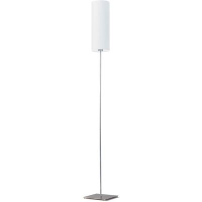 Lampa podłogowa LYSNE Florencja, 60 W, E27, biała/chrom, 165x20 cm Lampa podłogowa LYSNE Florencja, 60 W, E27, biała/chrom, 165x20 cm