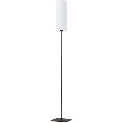 Lampa podłogowa LYSNE Florencja, 60 W, E27, biała/czarna, 165x20 cm Lampa podłogowa LYSNE Florencja, 60 W, E27, biała/czarna, 165x20 cm