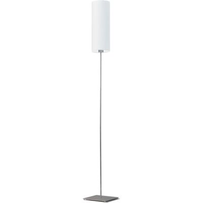 Lampa podłogowa LYSNE Florencja, 60 W, E27, biała/stalowa, 165x20 cm Lampa podłogowa LYSNE Florencja, 60 W, E27, biała/stalowa, 165x20 cm