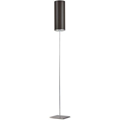 Lampa podłogowa LYSNE Florencja, 60 W, E27, brązowa/chrom, 165x20 cm Lampa podłogowa LYSNE Florencja, 60 W, E27, brązowa/chrom, 165x20 cm