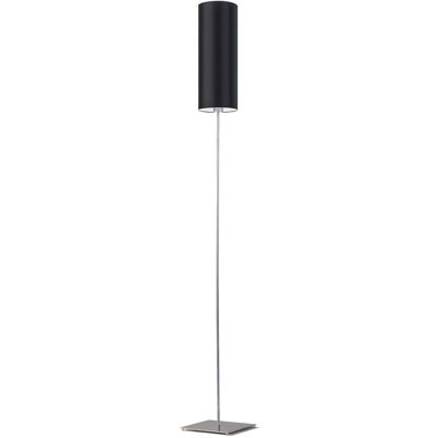 Lampa podłogowa LYSNE Florencja, 60 W, E27, czarna/chrom, 165x20 cm Lampa podłogowa LYSNE Florencja, 60 W, E27, czarna/chrom, 165x20 cm