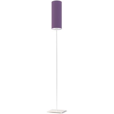 Lampa podłogowa LYSNE Florencja, 60 W, E27, fioletowa/biała, 165x20 cm Lampa podłogowa LYSNE Florencja, 60 W, E27, fioletowa/biała, 165x20 cm