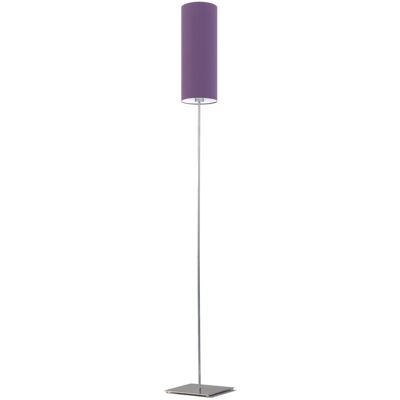 Lampa podłogowa LYSNE Florencja, 60 W, E27, fioletowa/chrom, 165x20 cm Lampa podłogowa LYSNE Florencja, 60 W, E27, fioletowa/chrom, 165x20 cm