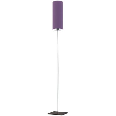 Lampa podłogowa LYSNE Florencja, 60 W, E27, fioletowa/czarna, 165x20 cm Lampa podłogowa LYSNE Florencja, 60 W, E27, fioletowa/czarna, 165x20 cm