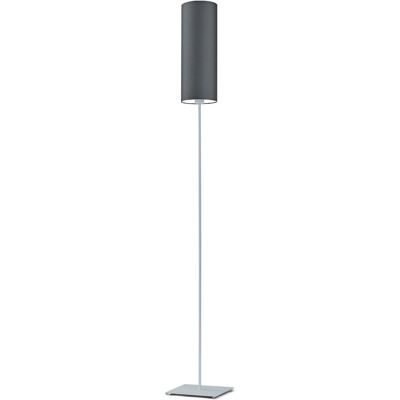 Lampa podłogowa LYSNE Florencja, 60 W, E27, grafitowa/srebrna, 165x20 cm Lampa podłogowa LYSNE Florencja, 60 W, E27, grafitowa/srebrna, 165x20 cm