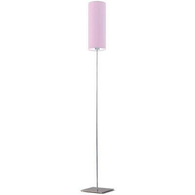 Lampa podłogowa LYSNE Florencja, 60 W, E27, jasnofioletowa/chrom, 165x20 cm Lampa podłogowa LYSNE Florencja, 60 W, E27, jasnofioletowa/chrom, 165x20 cm