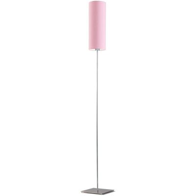 Lampa podłogowa LYSNE Florencja, 60 W, E27, jasnoróżowa/chrom, 165x20 cm Lampa podłogowa LYSNE Florencja, 60 W, E27, jasnoróżowa/chrom, 165x20 cm