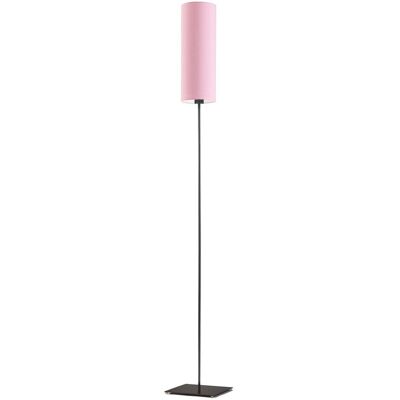 Lampa podłogowa LYSNE Florencja, 60 W, E27, jasnoróżowa/czarna, 165x20 cm Lampa podłogowa LYSNE Florencja, 60 W, E27, jasnoróżowa/czarna, 165x20 cm
