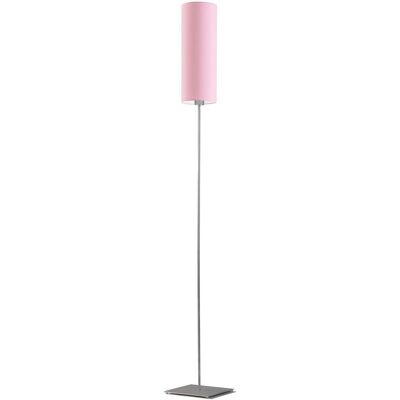 Lampa podłogowa LYSNE Florencja, 60 W, E27, jasnoróżowa/stalowa, 165x20 cm Lampa podłogowa LYSNE Florencja, 60 W, E27, jasnoróżowa/stalowa, 165x20 cm