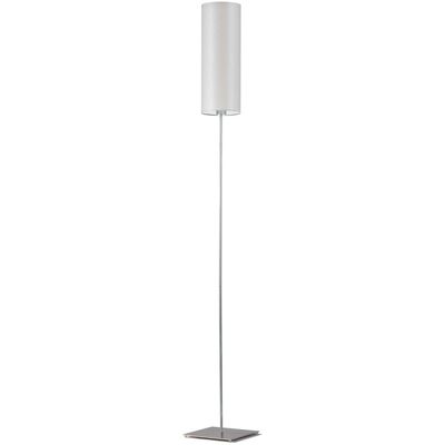 Lampa podłogowa LYSNE Florencja, 60 W, E27, jasnoszara/chrom, 165x20 cm Lampa podłogowa LYSNE Florencja, 60 W, E27, jasnoszara/chrom, 165x20 cm