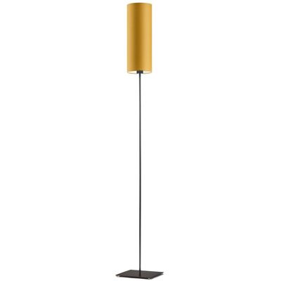 Lampa podłogowa LYSNE Florencja, 60 W, E27, musztardowa/czarna, 165x20 cm Lampa podłogowa LYSNE Florencja, 60 W, E27, musztardowa/czarna, 165x20 cm
