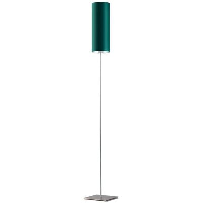 Lampa podłogowa LYSNE Florencja, 60 W, E27, zieleń butelkowa/chrom, 165x20 cm Lampa podłogowa LYSNE Florencja, 60 W, E27, zieleń butelkowa/chrom, 165x20 cm
