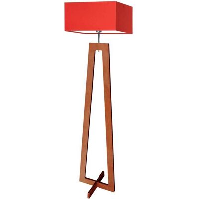 Lampa podłogowa LYSNE Jawa, czerwony, 60 W Lampa podłogowa LYSNE Jawa, czerwony, 60 W