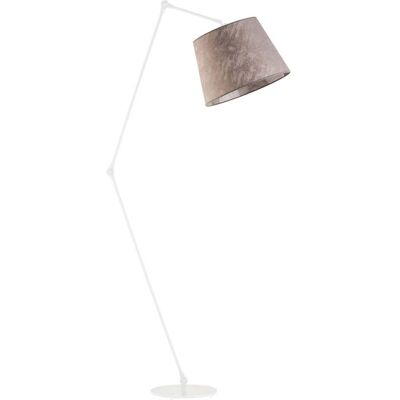 Lampa podłogowa LYSNE Manila, 60 W, E27, beton/biała, 177x60 cm Lampa podłogowa LYSNE Manila, 60 W, E27, beton/biała, 177x60 cm
