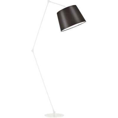 Lampa podłogowa LYSNE Manila, 60 W, E27, brązowa/biała, 177x60 cm Lampa podłogowa LYSNE Manila, 60 W, E27, brązowa/biała, 177x60 cm