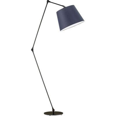 Lampa podłogowa LYSNE Manila, 60 W, E27, granatowa/czarna, 177x60 cm Lampa podłogowa LYSNE Manila, 60 W, E27, granatowa/czarna, 177x60 cm