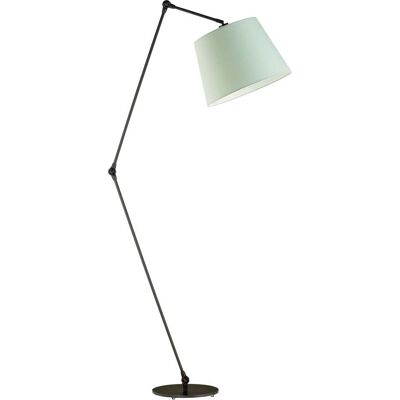 Lampa podłogowa LYSNE Manila, 60 W, E27, miętowa/czarna, 177x60 cm Lampa podłogowa LYSNE Manila, 60 W, E27, miętowa/czarna, 177x60 cm