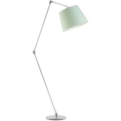 LYSNE - Manila - mięta - srebrny - Lampa podłogowa LYSNE - Manila - mięta - srebrny - Lampa podłogowa