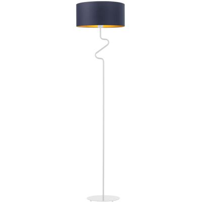 Lampa podłogowa LYSNE Moroni Gold, granatowy ze złotym wnętrzem Lampa podłogowa LYSNE Moroni Gold, granatowy ze złotym wnętrzem