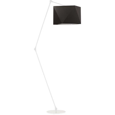 Lampa podłogowa LYSNE Osaka, 60 W, E27, brązowa/biała, 177x60 cm Lampa podłogowa LYSNE Osaka, 60 W, E27, brązowa/biała, 177x60 cm