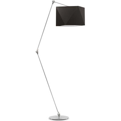 Lampa podłogowa LYSNE Osaka, 60 W, E27, brązowa/srebrna, 177x60 cm Lampa podłogowa LYSNE Osaka, 60 W, E27, brązowa/srebrna, 177x60 cm
