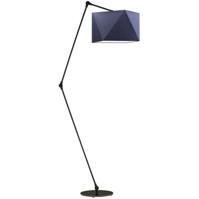 Lampa podłogowa LYSNE Osaka, 60 W, E27, granatowa/czarna, 177x60 cm Lampa podłogowa LYSNE Osaka, 60 W, E27, granatowa/czarna, 177x60 cm