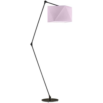 Lampa podłogowa LYSNE Osaka, 60 W, E27, jasnofioletowa/czarna, 177x60 cm Lampa podłogowa LYSNE Osaka, 60 W, E27, jasnofioletowa/czarna, 177x60 cm