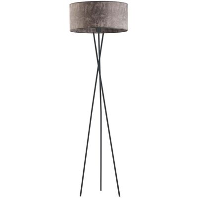 Lampa podłogowa LYSNE Paryż, 60 W, E27, beton/czarna, 160x40 cm Lampa podłogowa LYSNE Paryż, 60 W, E27, beton/czarna, 160x40 cm