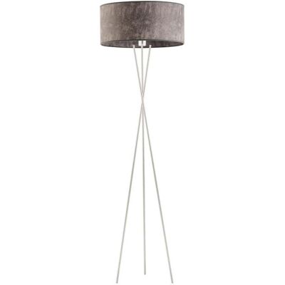 Lampa podłogowa LYSNE Paryż, 60 W, E27, beton/srebrna, 160x40 cm Lampa podłogowa LYSNE Paryż, 60 W, E27, beton/srebrna, 160x40 cm