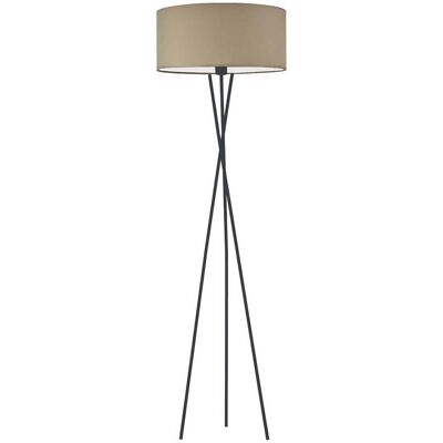 Lampa podłogowa LYSNE Paryż, 60 W, E27, beżowa/czarna, 160x40 cm Lampa podłogowa LYSNE Paryż, 60 W, E27, beżowa/czarna, 160x40 cm