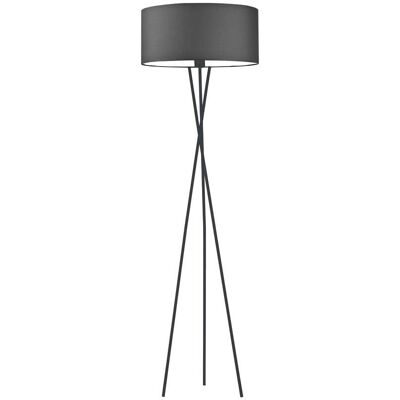 Lampa podłogowa LYSNE Paryż, 60 W, E27, grafitowa/czarna, 160x40 cm Lampa podłogowa LYSNE Paryż, 60 W, E27, grafitowa/czarna, 160x40 cm