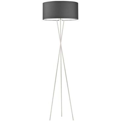 Lampa podłogowa LYSNE Paryż, 60 W, E27, grafitowa/srebrna, 160x40 cm Lampa podłogowa LYSNE Paryż, 60 W, E27, grafitowa/srebrna, 160x40 cm