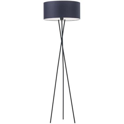 Lampa podłogowa LYSNE Paryż, 60 W, E27, granatowa/czarna, 160x40 cm Lampa podłogowa LYSNE Paryż, 60 W, E27, granatowa/czarna, 160x40 cm