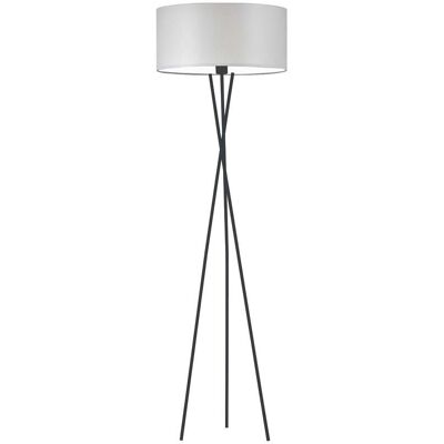 Lampa podłogowa LYSNE Paryż, 60 W, E27, jasnoszara/czarna, 160x40 cm Lampa podłogowa LYSNE Paryż, 60 W, E27, jasnoszara/czarna, 160x40 cm