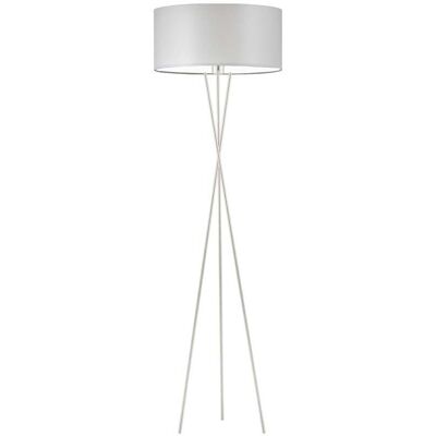 Lampa podłogowa LYSNE Paryż, 60 W, E27, jasnoszara/srebrna, 160x40 cm Lampa podłogowa LYSNE Paryż, 60 W, E27, jasnoszara/srebrna, 160x40 cm