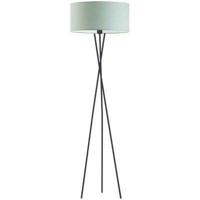 Lampa podłogowa LYSNE Paryż, 60 W, E27, miętowa/czarna, 160x40 cm Lampa podłogowa LYSNE Paryż, 60 W, E27, miętowa/czarna, 160x40 cm