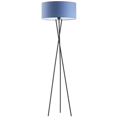 Lampa podłogowa LYSNE Paryż, 60 W, E27, niebieska/czarna, 160x40 cm Lampa podłogowa LYSNE Paryż, 60 W, E27, niebieska/czarna, 160x40 cm