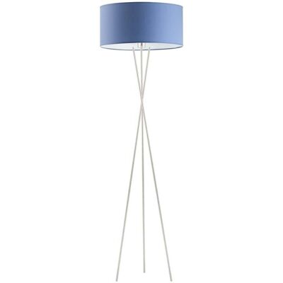 Lampa podłogowa LYSNE Paryż, 60 W, E27, niebieska/srebrna, 160x40 cm Lampa podłogowa LYSNE Paryż, 60 W, E27, niebieska/srebrna, 160x40 cm