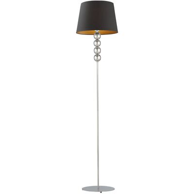Lampa podłogowa LYSNE Seul Gold, czarny ze złotym wnętrzem Lampa podłogowa LYSNE Seul Gold, czarny ze złotym wnętrzem