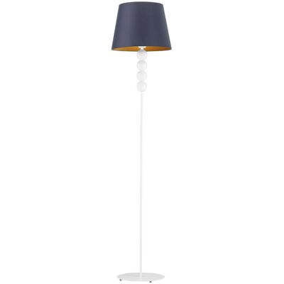 Lampa podłogowa LYSNE Seul Gold, granatowy ze złotym wnętrzem Lampa podłogowa LYSNE Seul Gold, granatowy ze złotym wnętrzem