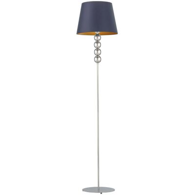 Lampa podłogowa LYSNE Seul Gold, granatowy ze złotym wnętrzem Lampa podłogowa LYSNE Seul Gold, granatowy ze złotym wnętrzem