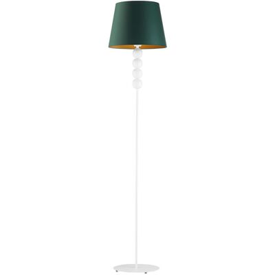 Lampa podłogowa LYSNE Seul Gold, zieleń butelkowa ze złotym wnętrzem Lampa podłogowa LYSNE Seul Gold, zieleń butelkowa ze złotym wnętrzem