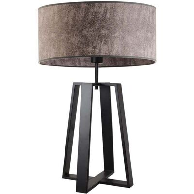 Lampa podłogowa LYSNE Thor, 60 W, E27, beton/czarna, 61x40 cm Lampa podłogowa LYSNE Thor, 60 W, E27, beton/czarna, 61x40 cm
