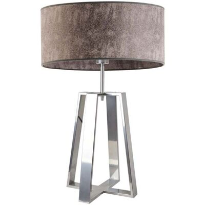 Lampa podłogowa LYSNE Thor, 60 W, E27, beton/srebrna, 61x40 cm Lampa podłogowa LYSNE Thor, 60 W, E27, beton/srebrna, 61x40 cm