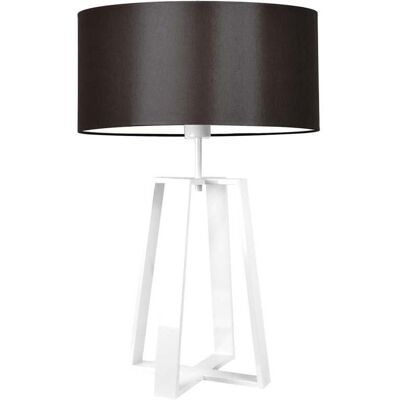 LYSNE - Thor - Brązowo/Białe - 61x40 cm - Lampka podłogowa LYSNE - Thor - Brązowo/Białe - 61x40 cm - Lampka podłogowa