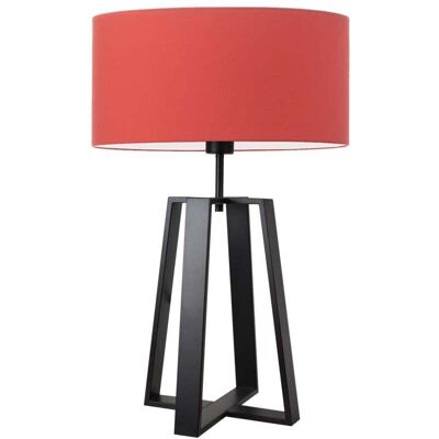Lampa podłogowa LYSNE Thor, 60 W, E27, czerwona/czarna, 61x40 cm Lampa podłogowa LYSNE Thor, 60 W, E27, czerwona/czarna, 61x40 cm