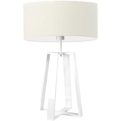 Lampa podłogowa LYSNE Thor, 60 W, E27, ecru/biała, 61x40 cm Lampa podłogowa LYSNE Thor, 60 W, E27, ecru/biała, 61x40 cm