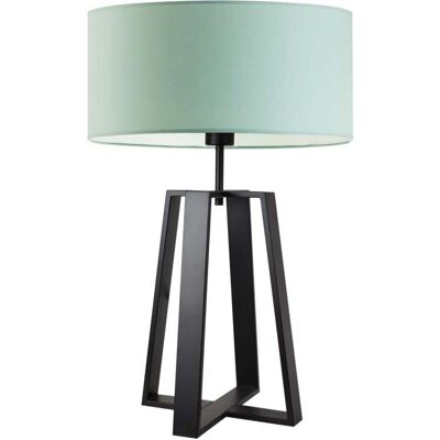 Lampa podłogowa LYSNE Thor, 60 W, E27, miętowa/czarna, 61x40 cm Lampa podłogowa LYSNE Thor, 60 W, E27, miętowa/czarna, 61x40 cm